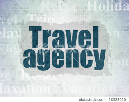 Vacation concept: Travel Agency on Digital Data 38522010