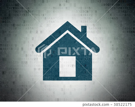 Business concept: Home on Digital Data Paper 38522175