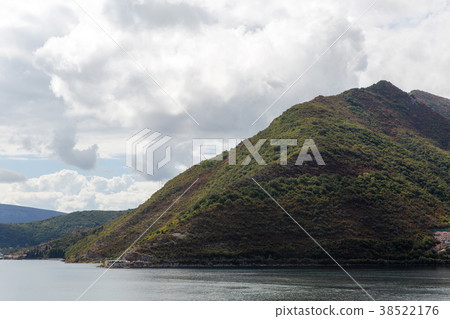 mountain in the town of Perast mountain in the town of Perast 38522176