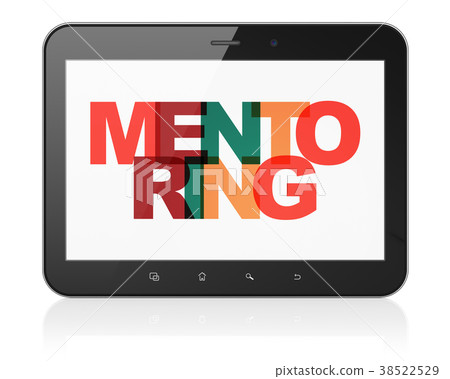 Education concept: Tablet Computer with Mentoring 38522529