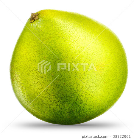 Green pomelo fruit isolated with clipping path Green pomelo fruit isolated with clipping path 38522961