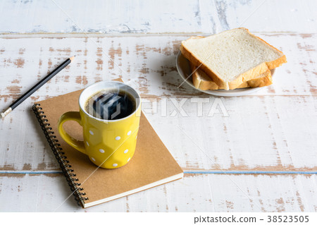 Good morning black coffee cup 38523505