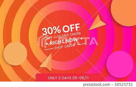 Modern template for social media banner. Modern template for social media banner. 38523732