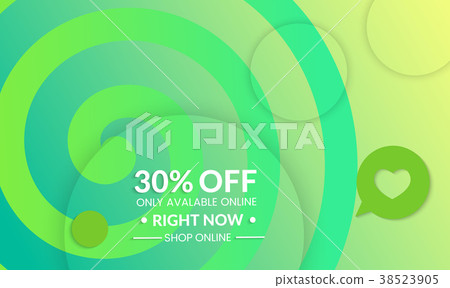 Modern template for social media banner. 38523905