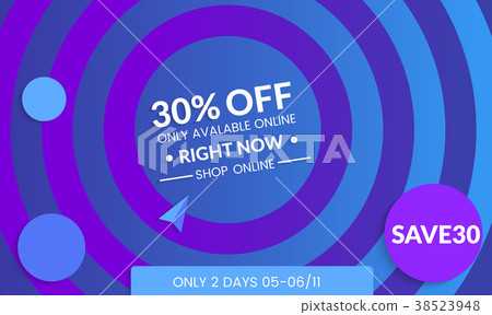 Modern template for social media banner. 38523948