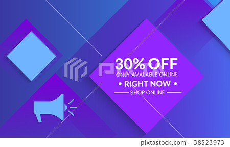 Modern template for social media banner. 38523973