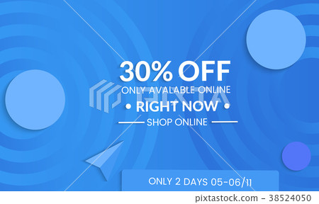 Modern template for social media banner. 38524050