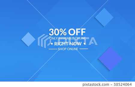 Modern template for social media banner. 38524064