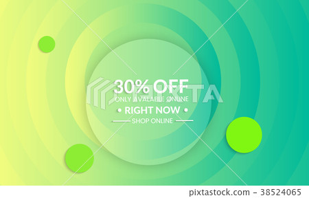 Modern template for social media banner. 38524065