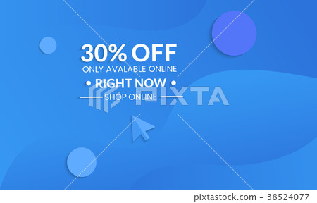 Modern template for social media banner. 38524077