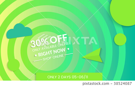 Modern template for social media banner. Modern template for social media banner. 38524087