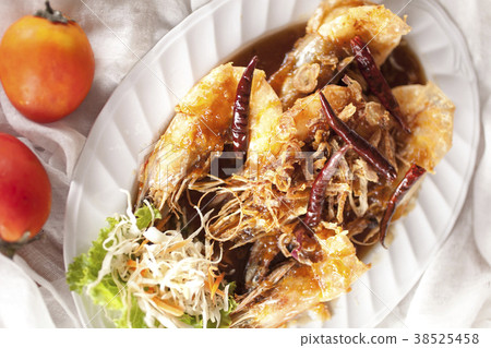 Prawn with tamarind sauce Prawn with tamarind sauce 38525458