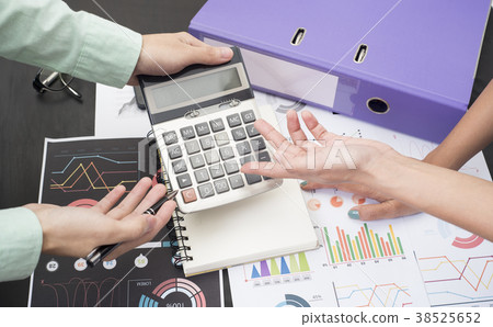 business accountant with document graph financial business accountant with document graph financial 38525652