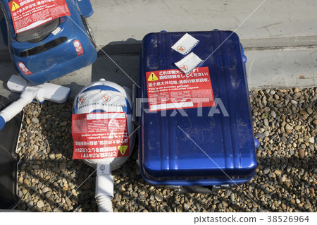 Illegally dumped oversized rubbish 38526964