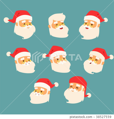 Christmas santa claus vector illustration. 38527559