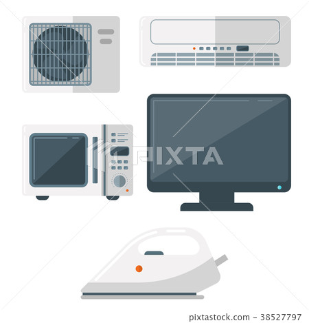 Home appliances vector domestic household 38527797
