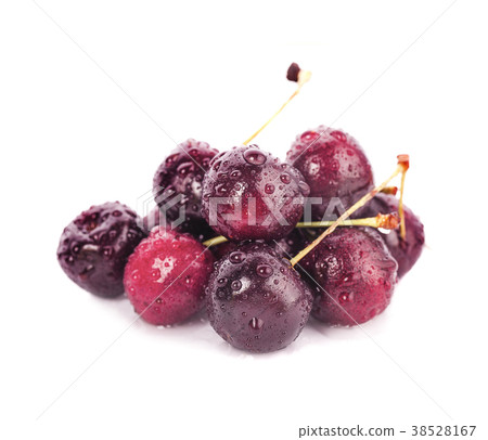 Cherry isolated on white background 38528167