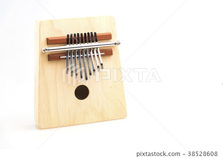 Wooden ethnic African instrument Kalimba isolated Wooden ethnic African instrument Kalimba isolated 38528608