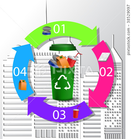 recycling bins illustration recycling bins illustration 38529097
