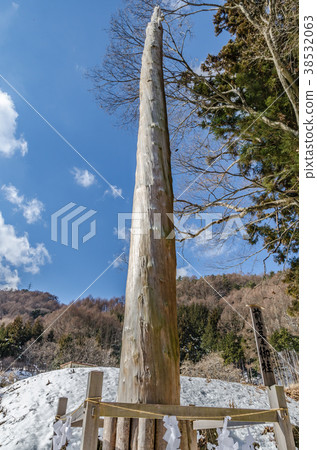 Shinshu神社和神社Su訪大社神社公司Mamiya Ongashi Ogino，長野縣 38532063