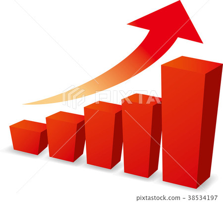 Graph solid up 38534197