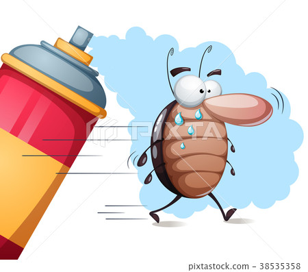 Fanny, cute cartoon cockroach characters. Fanny, cute cartoon cockroach characters. 38535358