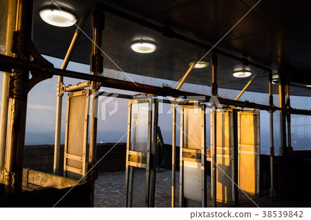 Romantic sunset Jested tower, Liberec Romantic sunset Jested tower, Liberec 38539842