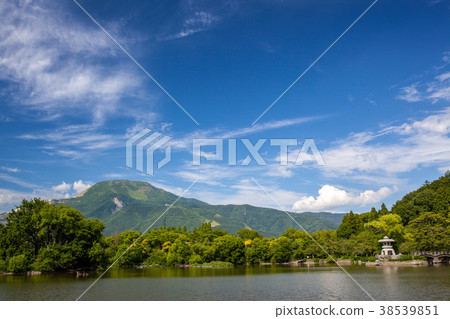 Mt. Ibuki and Mishima Pond 51 in early summer Mt. Ibuki and Mishima Pond 51 in early summer 38539851