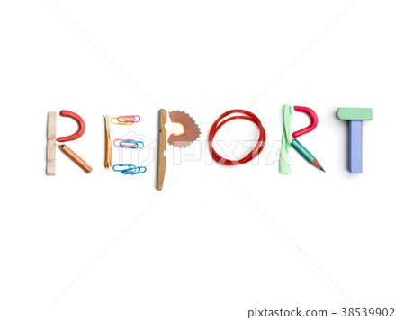 The word report created from office stationery. The word report created from office stationery. 38539902