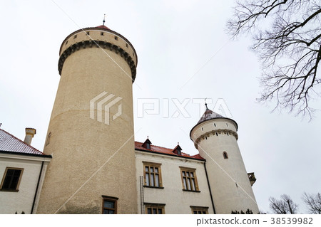 Konopiste castle exterior outside city Benesov Konopiste castle exterior outside city Benesov 38539982