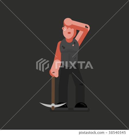 Miner hard working 38540345