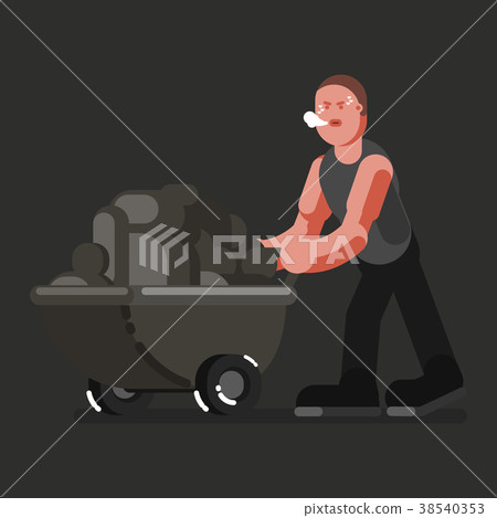 Miner hard working 38540353
