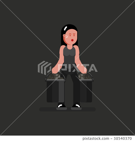 Miner girl hard working 38540370