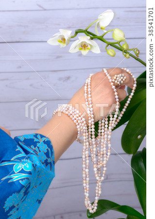 The woman dressed in the kimono. The woman dressed in the kimono. 38541701