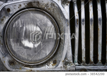 Headlight of old soviet car 38542200
