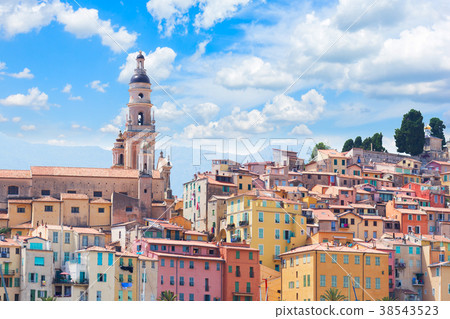 Menton town, France Menton town, France 38543523