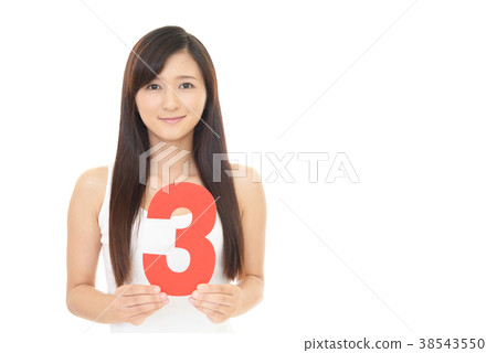 Women with numbers 38543550