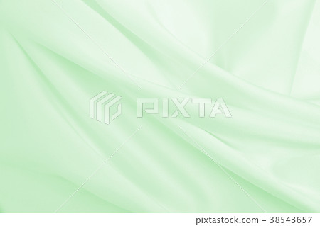Smooth elegant green silk or satin luxury cloth  38543657