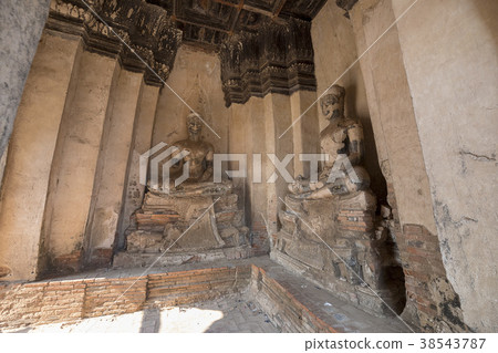 Buddha statue at Wat Chaiwatthanaram in Ayutthaya 38543787