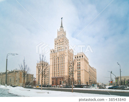 Stalin-era high-rise building in Moscow Stalin-era high-rise building in Moscow 38543840