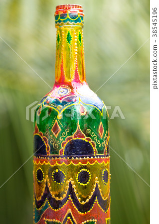 Indian pattern on bottle Indian pattern on bottle 38545196