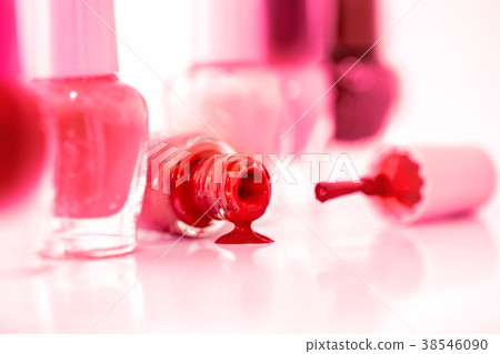 a bottles of color bright fashion  polish 38546090