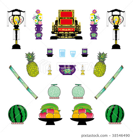 Old tray material of Okinawa 38546490