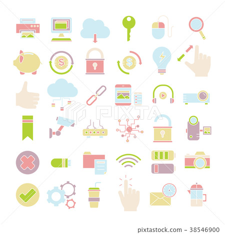 Set of Business Icon,office symbol Set of Business Icon,office symbol 38546900