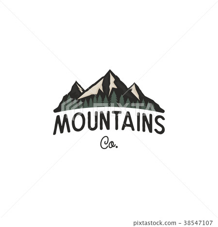 Mountains logo design vector template. Mountains Mountains logo design vector template. Mountains 38547107