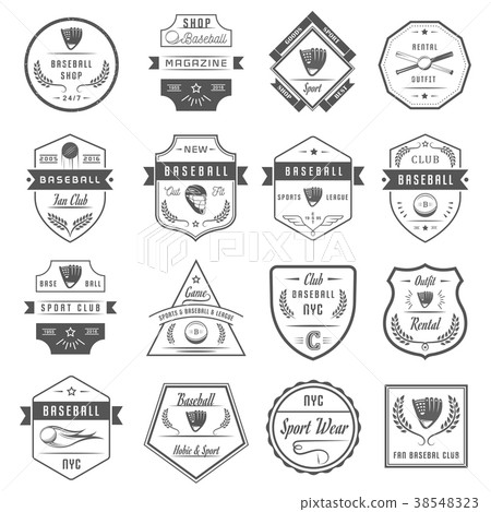 Set of Vector Logo and Badges Baseball 38548323