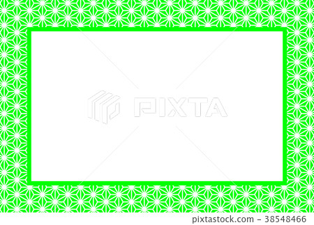 背景壁紙，日式，asaba葉，大麻葉，傳統，日本模式，相框，相框，新年賀卡材料，明信片模板 38548466