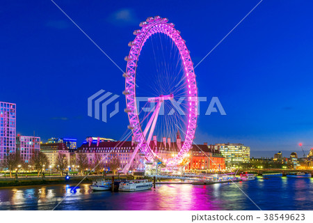London eye at night London eye at night 38549623