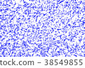 Abstract design pattern, blue and white colors 38549855