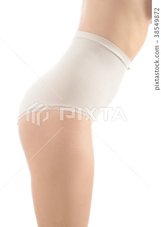 white modeling panties 38549872